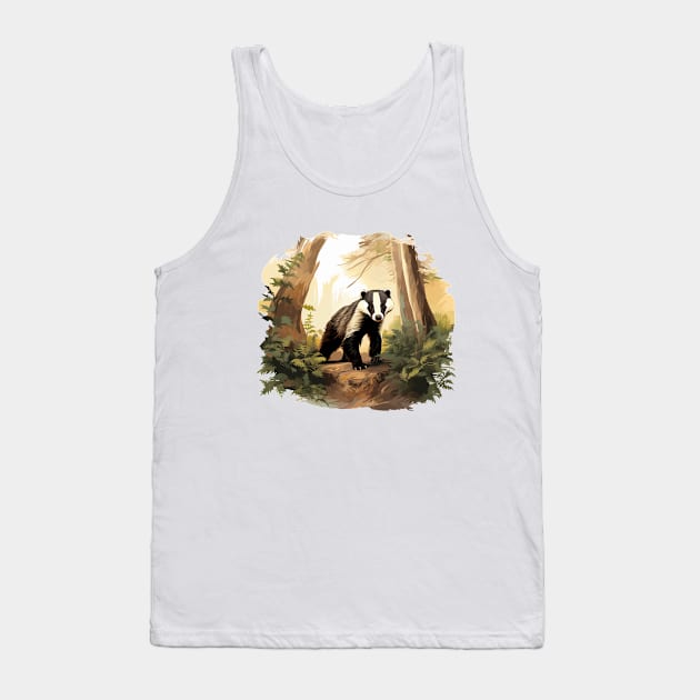 Badger Lover Tank Top by zooleisurelife